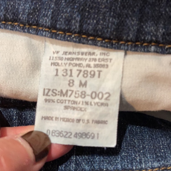 Women’s Jean Straight Leg Long Capris 8M - Picture 4 of 6